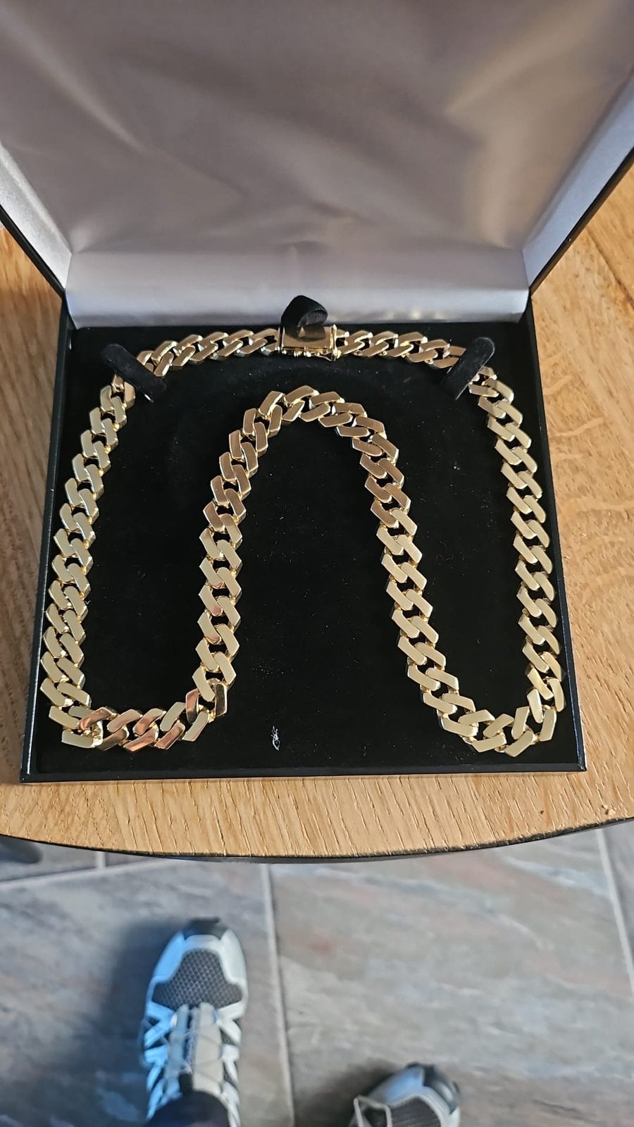 110g 14 Karaat Gouden Ketting en Armband Set, Ophalen, Gebruikt, Goud