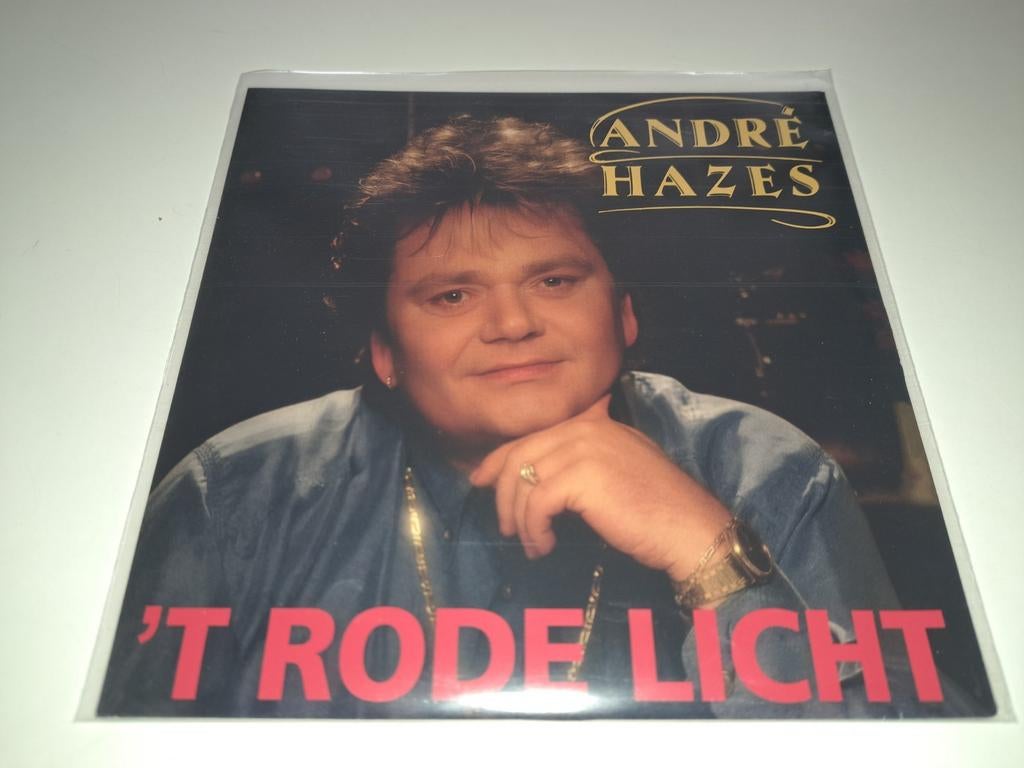 7" André Hazes : 't Rode licht, Verzenden, Gebruikt, Overige formaten, Levenslied of Smartlap