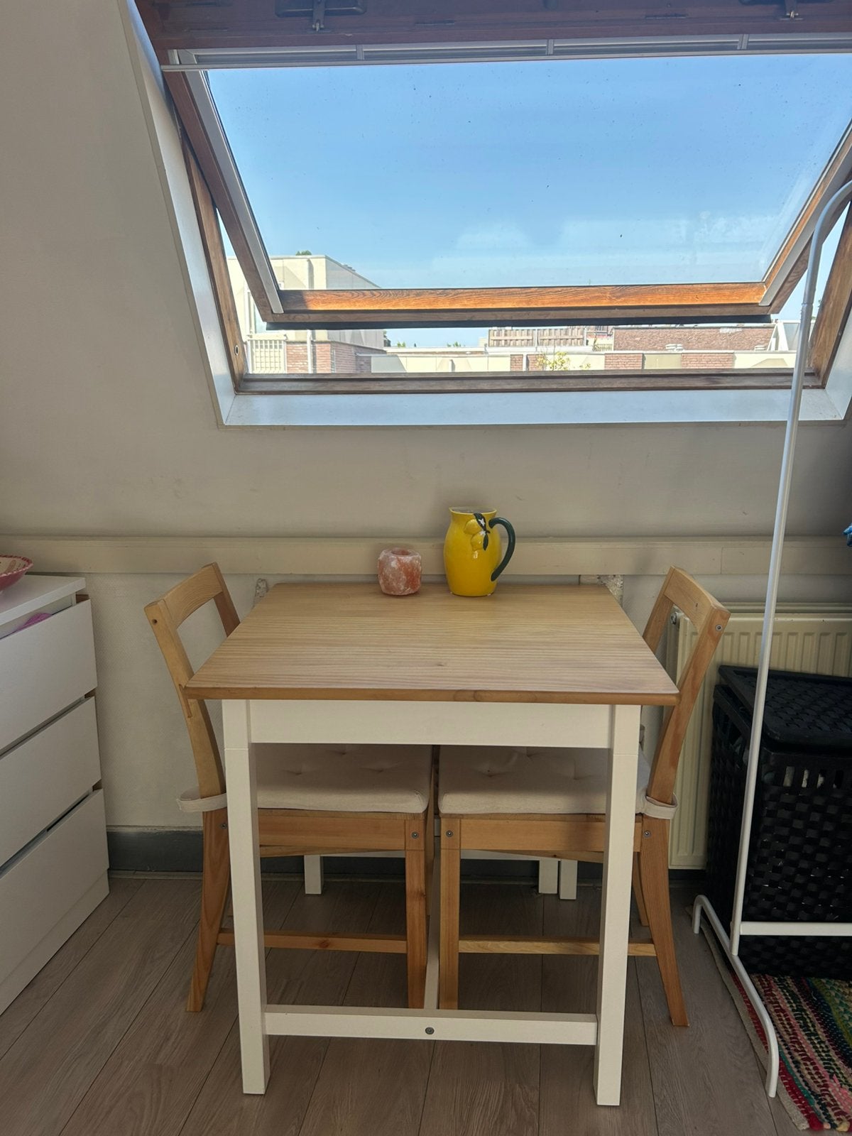 Uitklap tafel incl. stoelen, Ophalen, Gebruikt