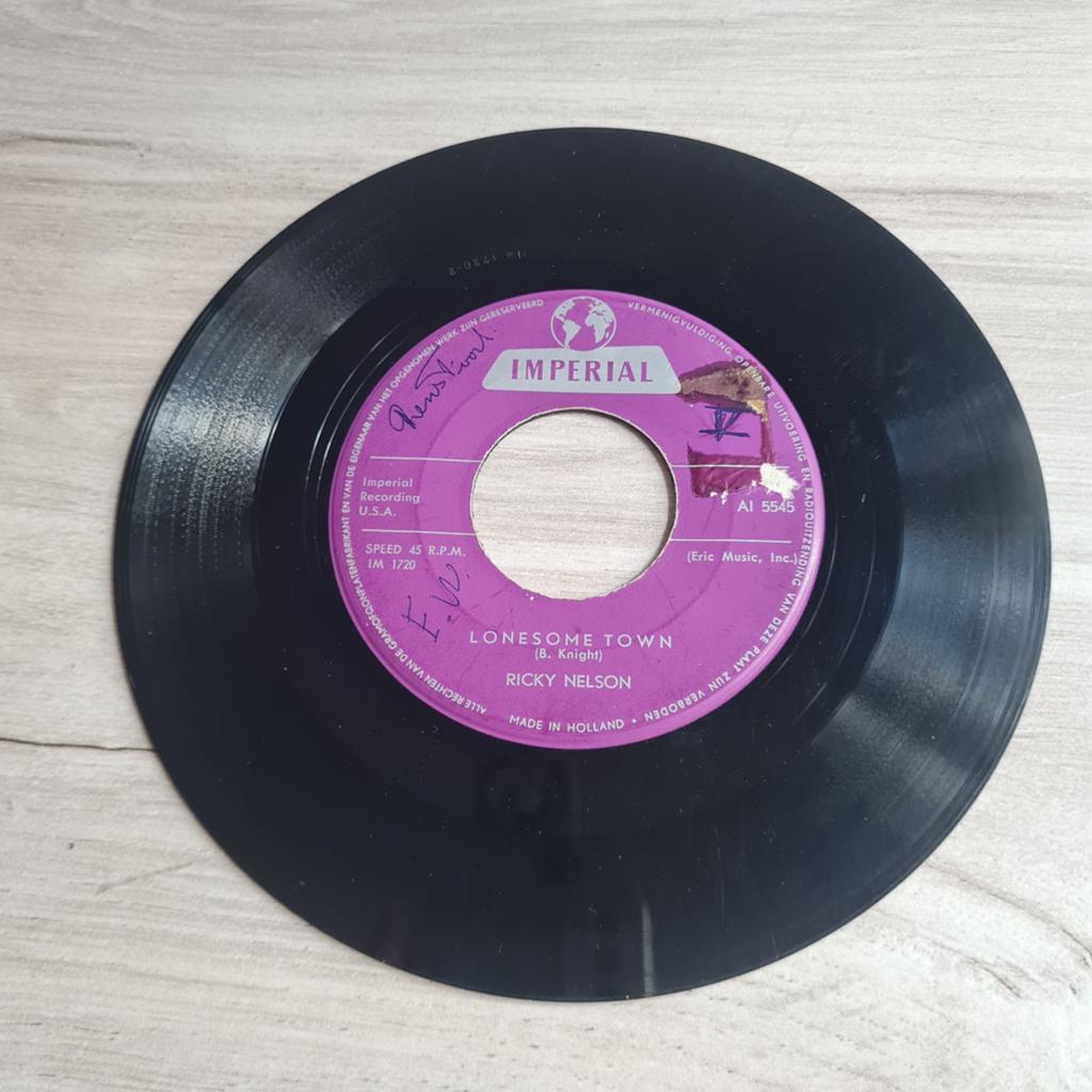 Single Ricky Nelson, Cd's en Dvd's, Vinyl Singles, Ophalen of Verzenden, Gebruikt, Pop