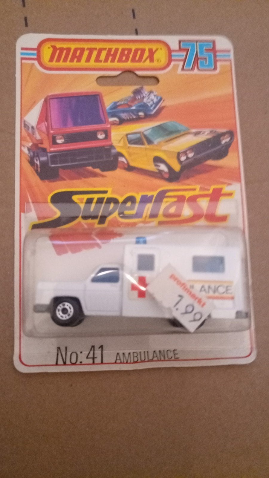 Super fast matchbox nr 41ambu, Ophalen of Verzenden