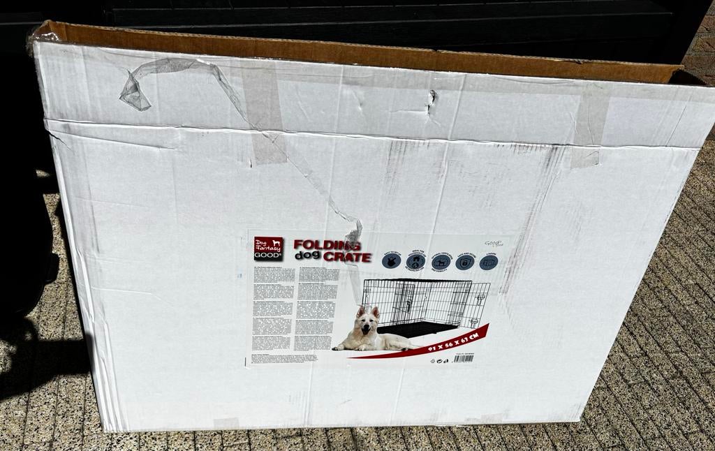 Hondenbench 91 x 56 x 63 cm, Ophalen, Zo goed als nieuw