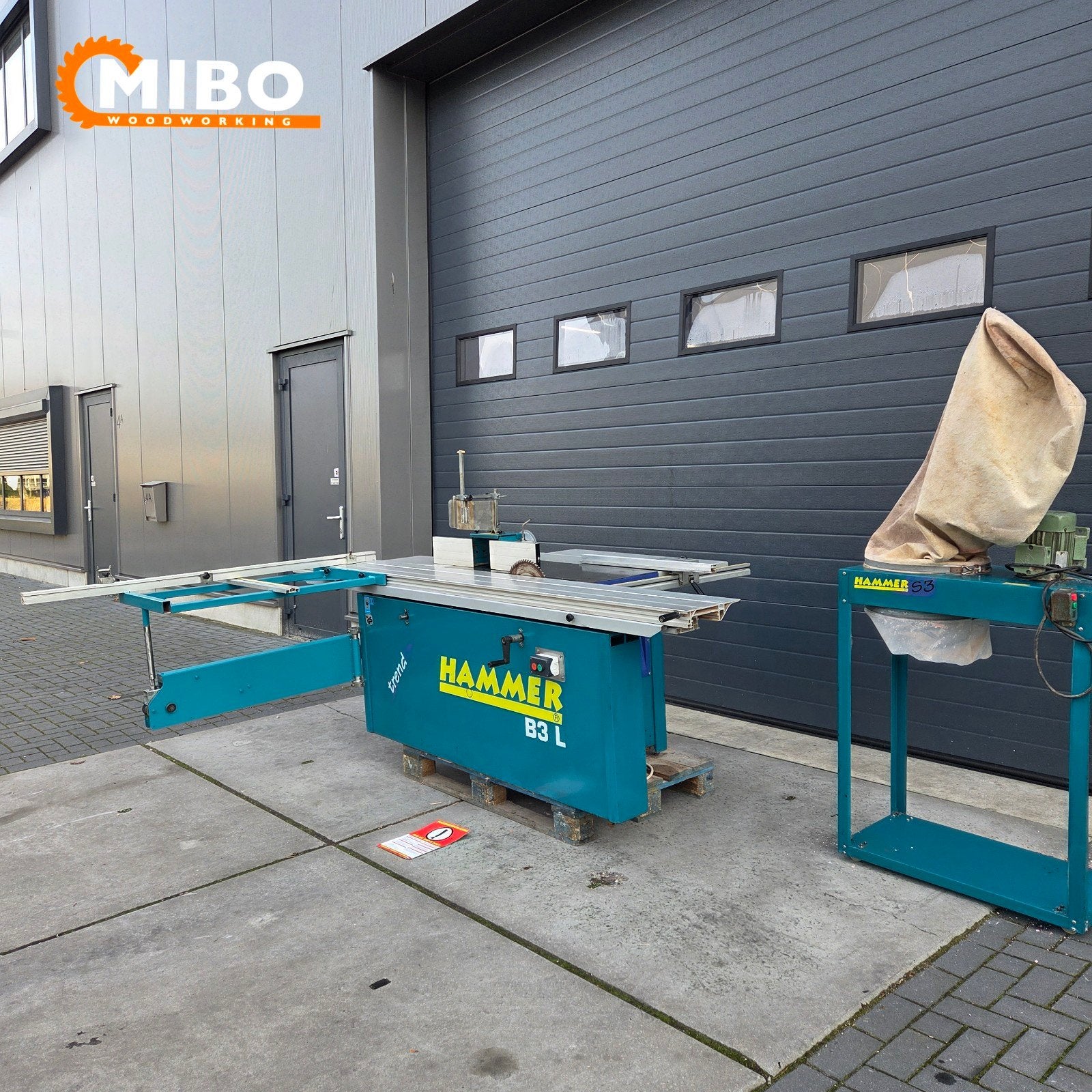 Hammer formaatzaag plus freesmachine *** set met afzuiging, 70 mm of meer, Overige typen, Ophalen of Verzenden, Zo goed als nieuw