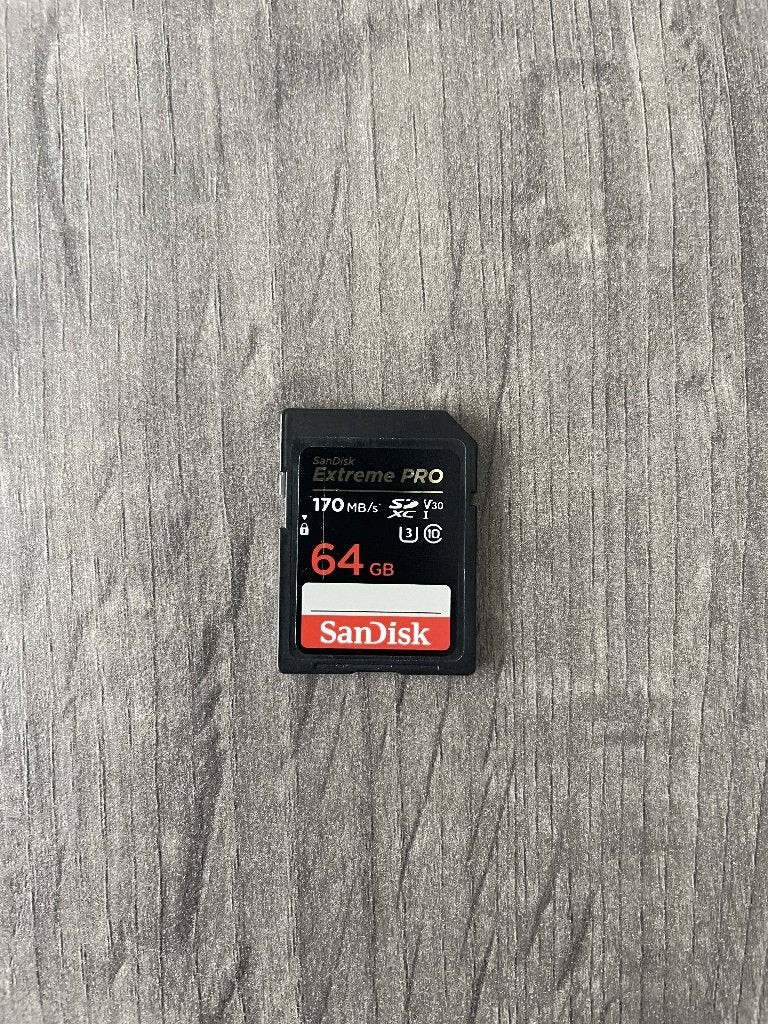 SanDisk Extreme PRO SDXC 64GB 95 MB/s U3 V30, SDXC, Ophalen of Verzenden, Zo goed als nieuw, Fotocamera