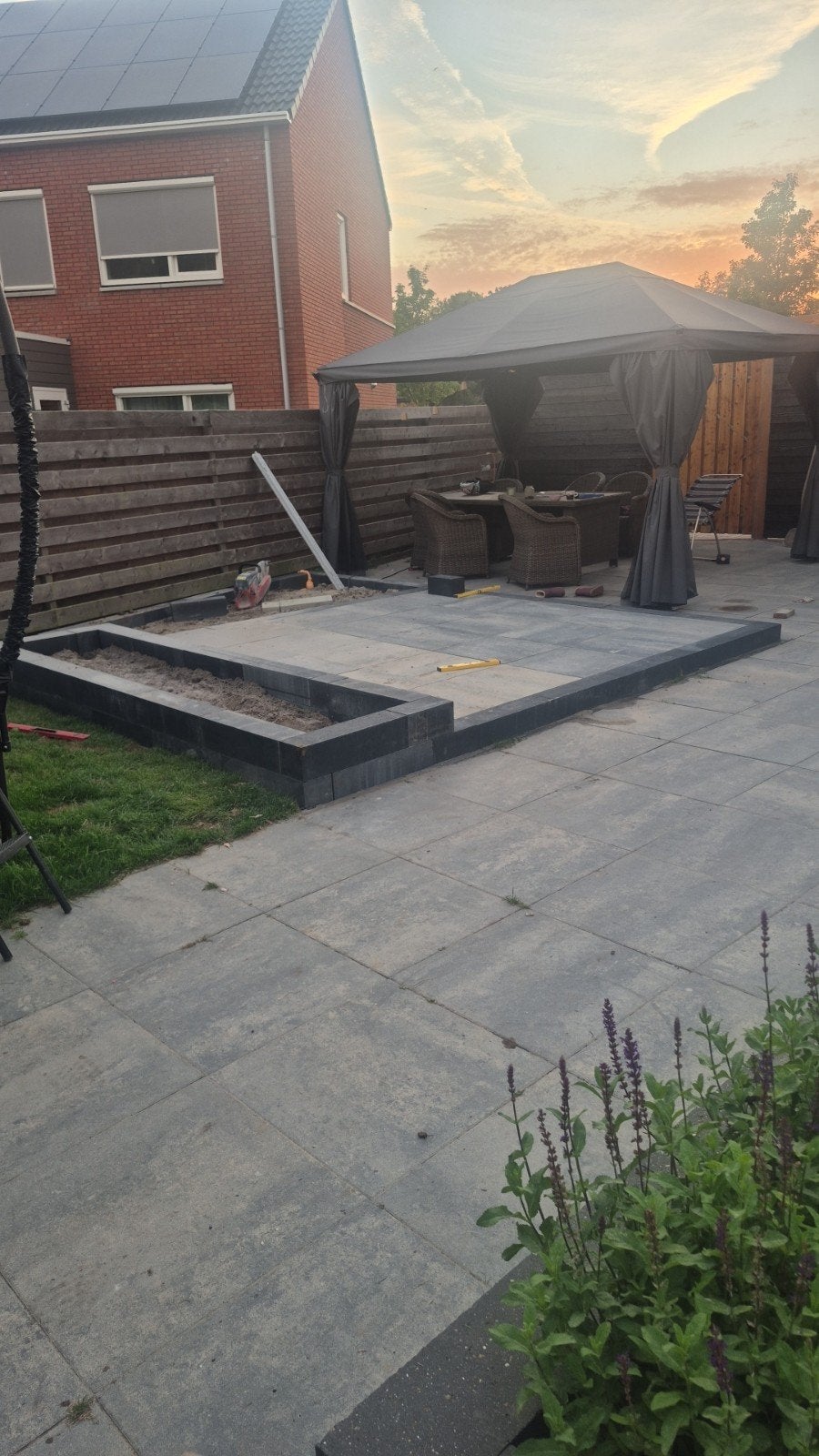 NORDMARKA Partytent 3x4m met zijpanelen en insectenhorren, Tuin en Terras, Ophalen, Zo goed als nieuw, 4 tot 6 meter, Paviljoen