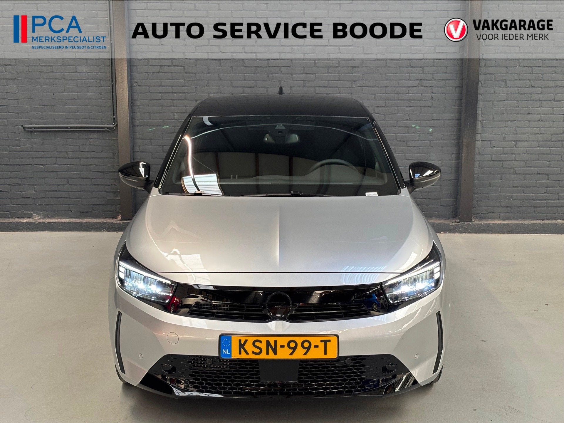 Opel CORSA 1.2 Turbo (100 pk) GS - half leder - groot naviga, Auto's, Voorwielaandrijving, 101 pk, Gebruikt, Leder en Stof
