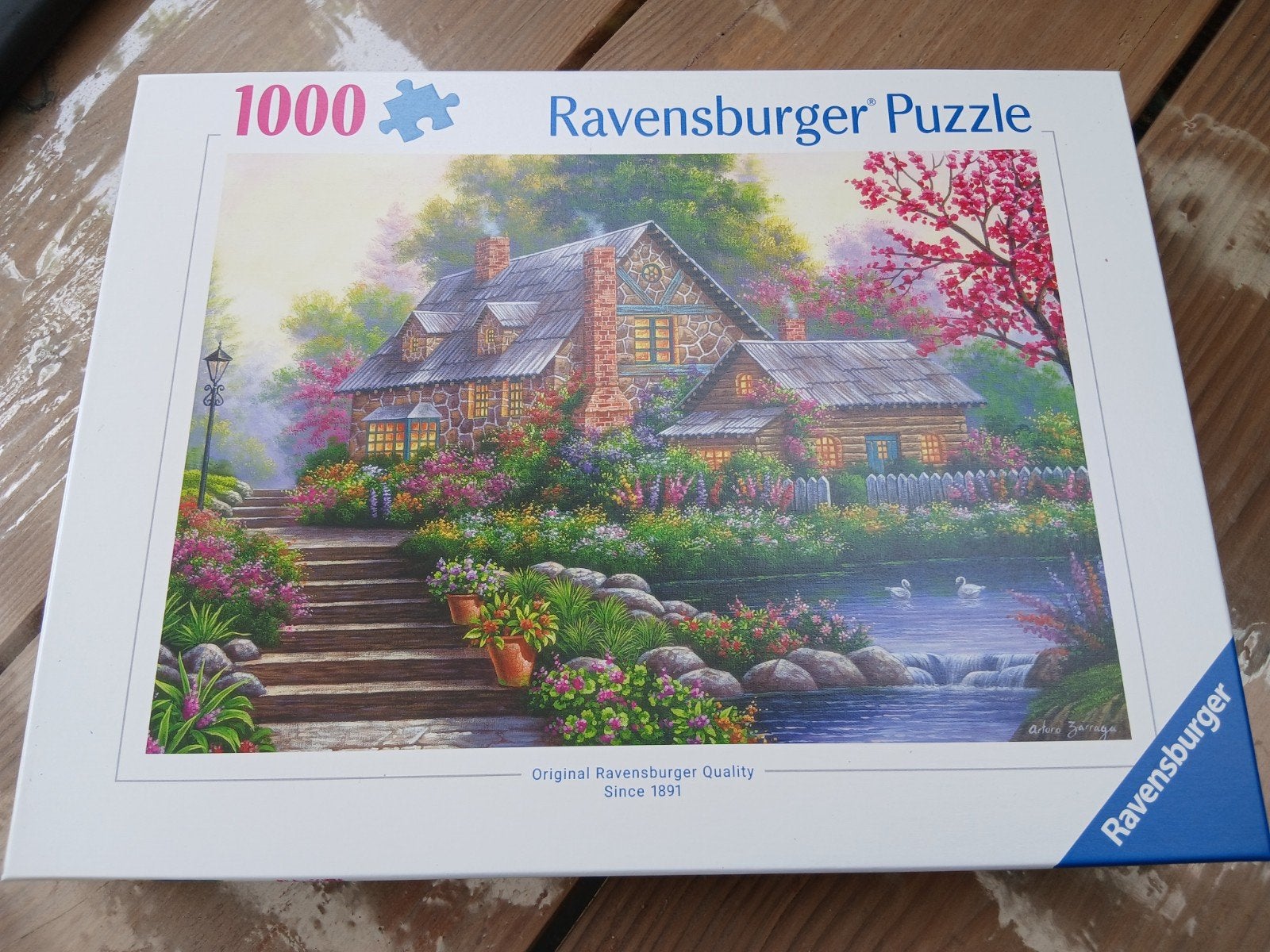 Nieuw Ravensburger Puzzel  Romantische Cottage, Ophalen of Verzenden, 500 t/m 1500 stukjes, Nieuw, Legpuzzel