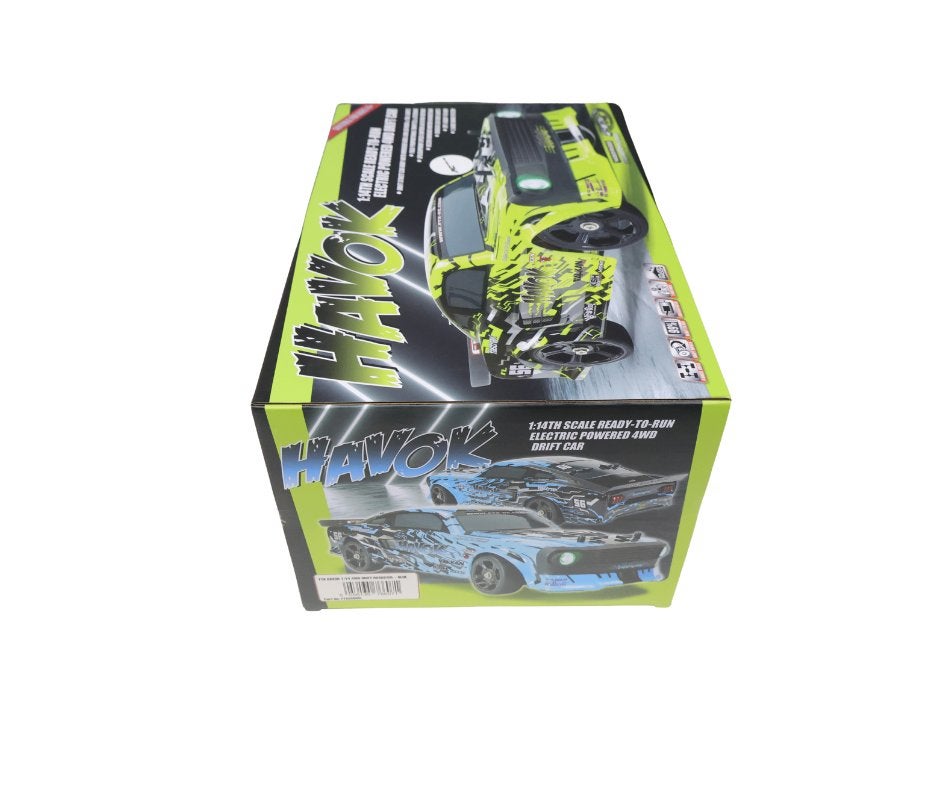 FTX HAVOK 1/14 4WD DRIFT ROADSTER CAR - BLUE FTX5598BL, Hobby en Vrije tijd, Modelbouw | Radiografisch | Auto's, Ophalen of Verzenden