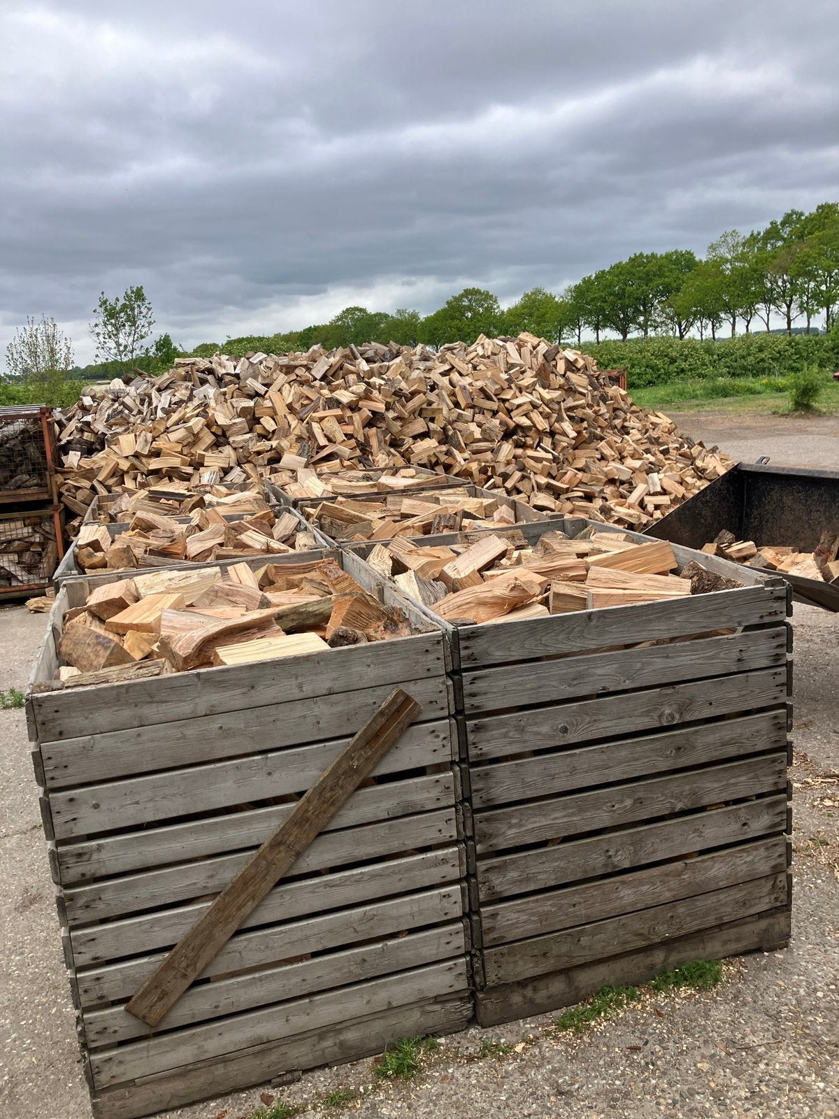Branhout kachelhout haardhout, 6 m³ of meer, Ophalen