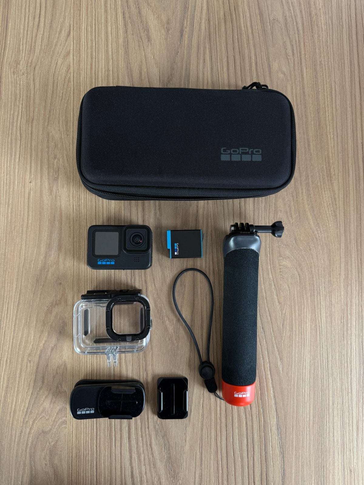 GoPro Hero 10 Black met accessoires en draagtas, Ophalen of Verzenden, Zo goed als nieuw, GoPro