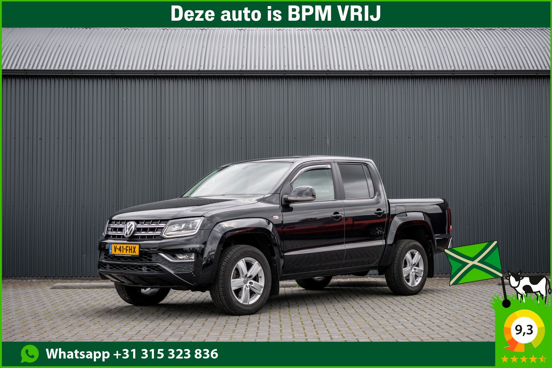 Volkswagen Amarok Highline V6 3.0 TDI 4x4 | 258 PK | 1ste Ei, Auto's, Automaat, Stof, Gebruikt, 258 pk