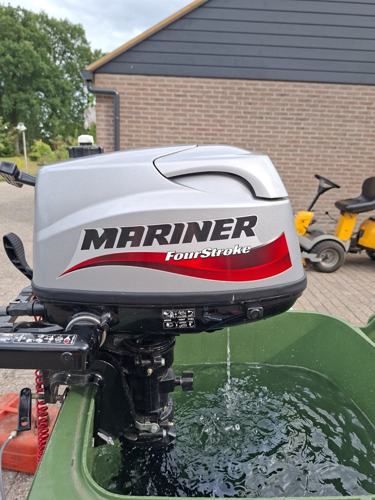 5pk 4 takt buitenboordmotor 2024 minder dan 15 vaaruren, Watersport en Boten, Ophalen, 5 tot 10 pk, Viertaktmotor, Nieuw