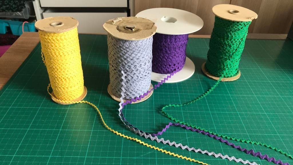 Retro zig zag band (9), Ophalen of Verzenden, Nieuw, Lint, Band of Elastiek