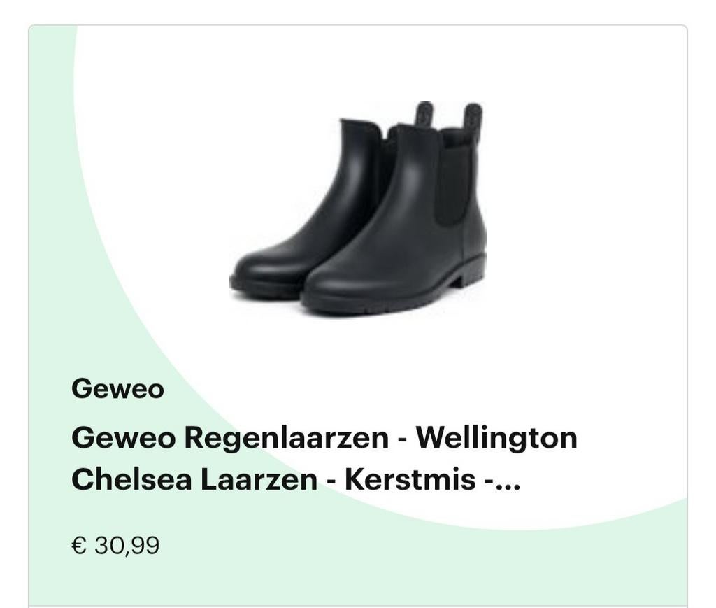 Geweo regenlaarsje, mt 42 dames, nieuw, ongebruikt!, Ophalen of Verzenden, Nieuw