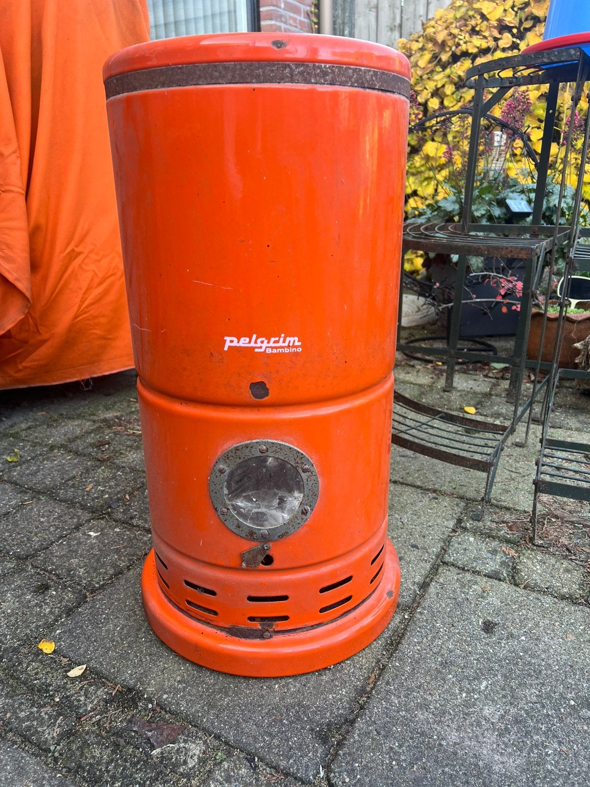 Gaskachel van Pelgrim, Ophalen, Gebruikt, Gas, Vrijstaand