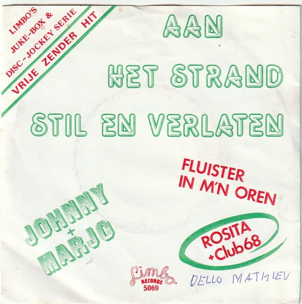 Rosita & Club 68 - Fluister in m'n  - Aan het strand -  Nr 1, Ophalen, Gebruikt, 7 inch, Levenslied of Smartlap