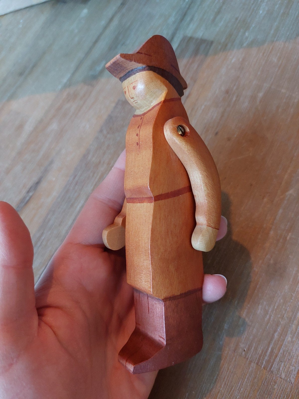 kinderkram houten figuur boer, Ophalen of Verzenden, Zo goed als nieuw