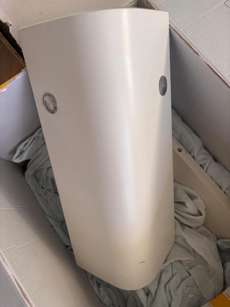 Auping auronde bedpoten wit, Ophalen, Gebruikt, Wit, Tweepersoons