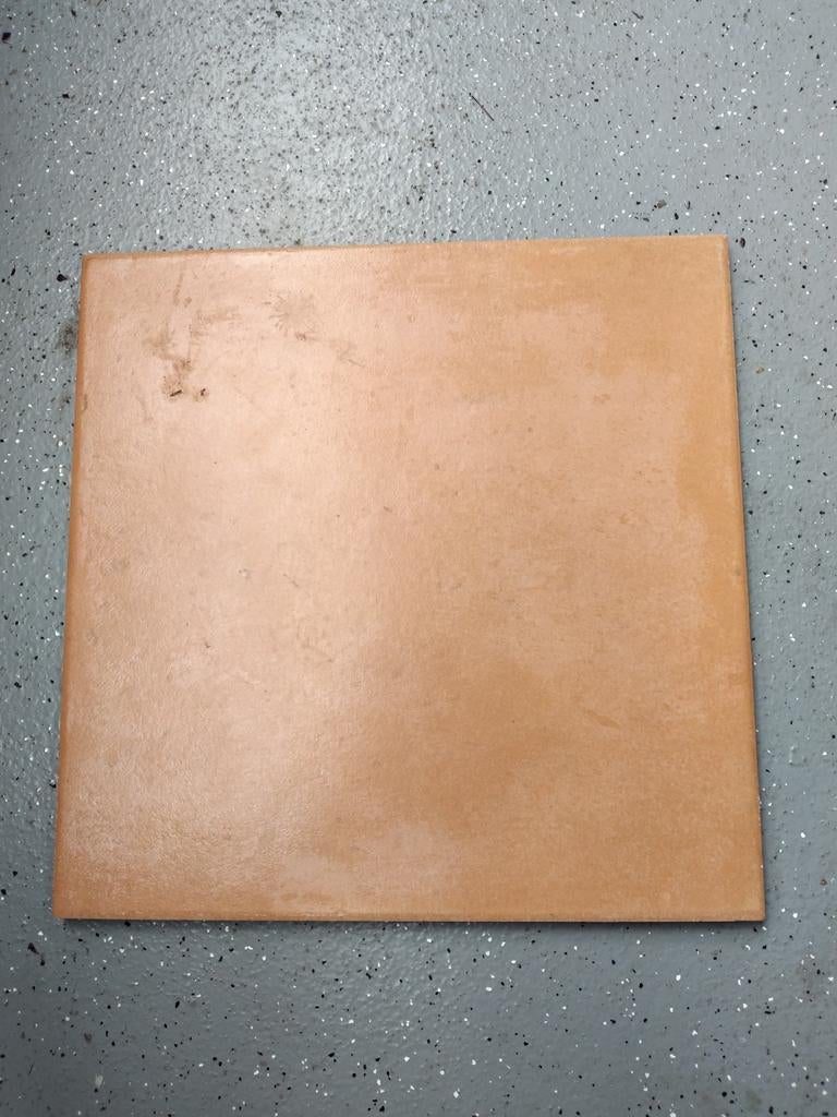 18 Plavuizen 33x33x1 terrakleur, Ophalen, 30 cm of meer, Steen of Klei, Nieuw