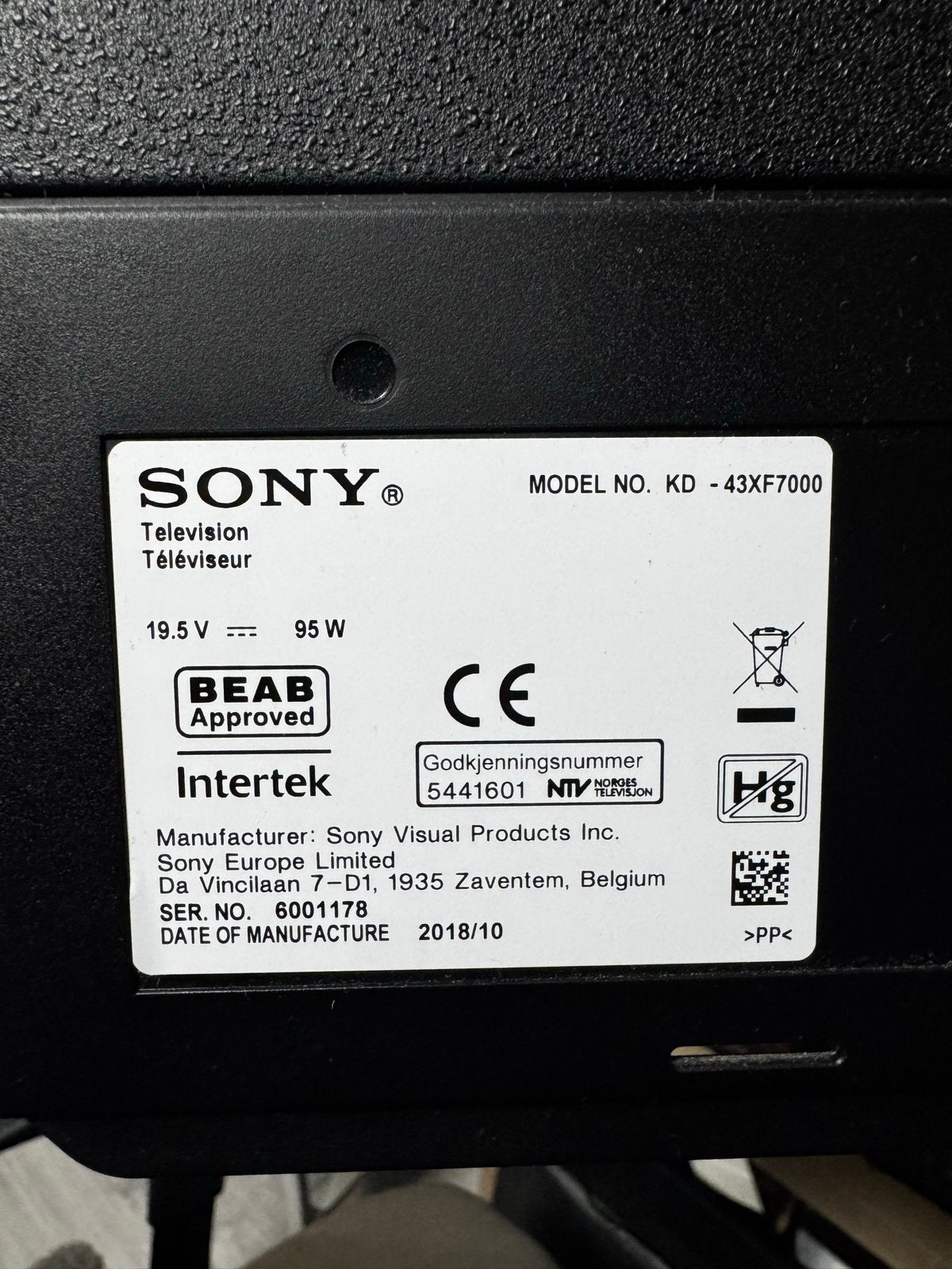 Foto 3 van Sony 43 inch 4K Smart TV – KD-43XF7000
