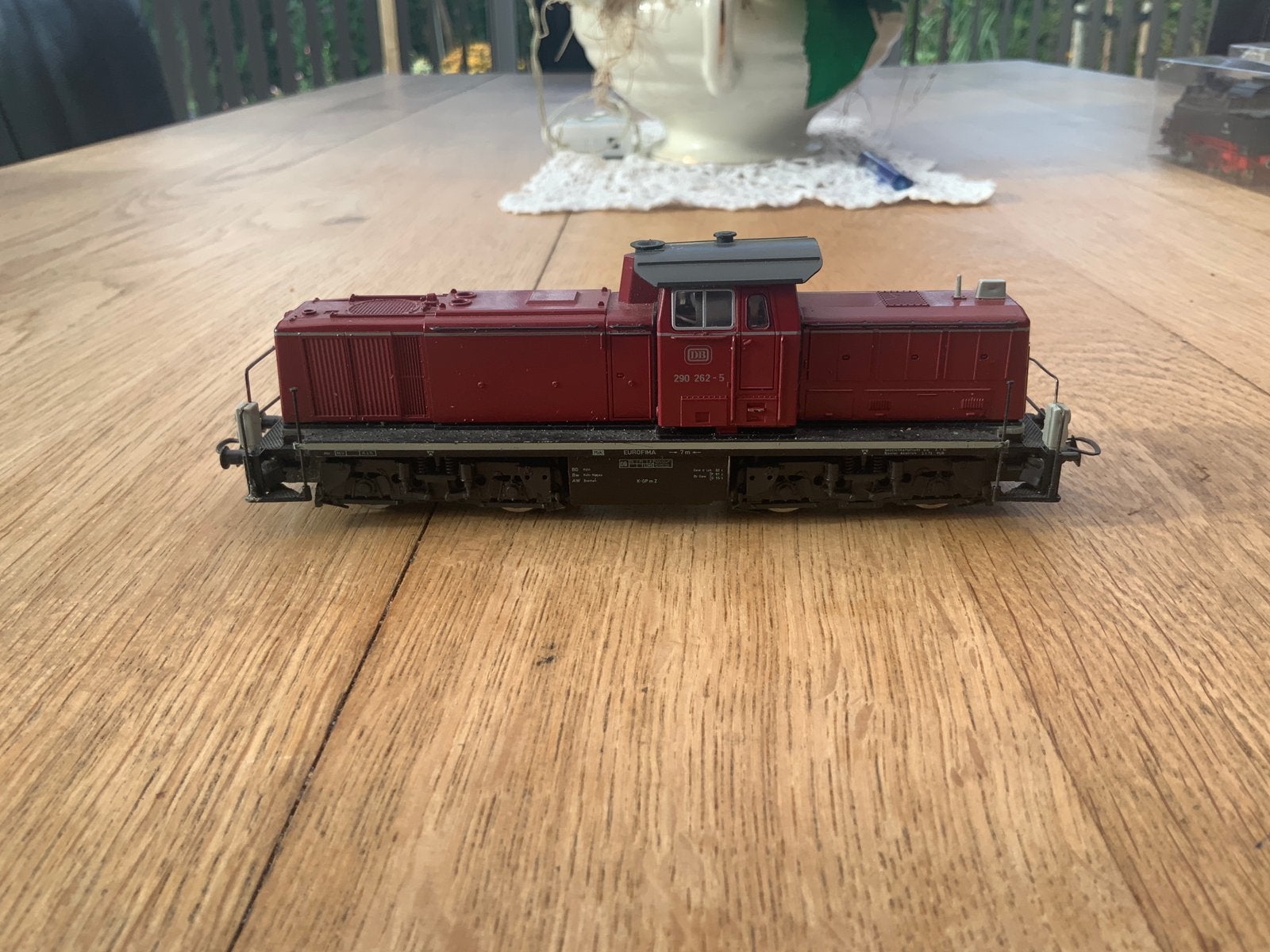 Roco diesellok DB 290-262-5, Gebruikt, Ophalen of Verzenden, Roco, Gelijkstroom