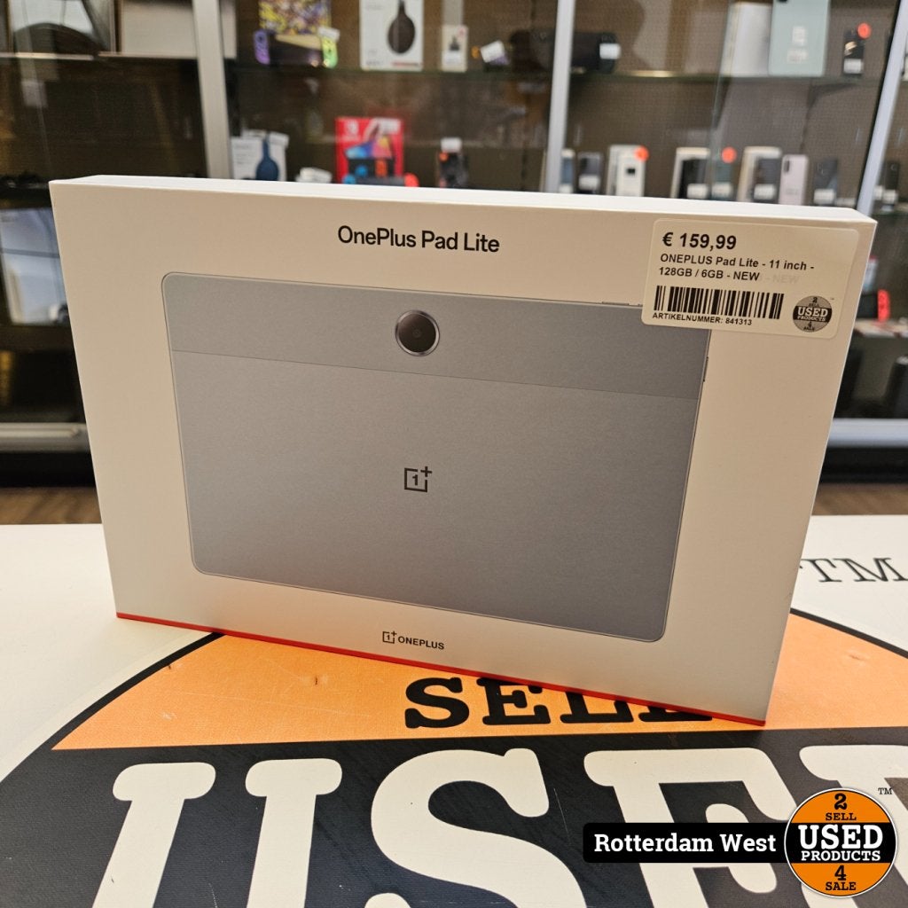 ONEPLUS Pad Lite - 11 inch - 128GB / 6GB - NEW, Oneplus, Nieuw, Support@oneplus.com, 18F, Tairan Building
No. 8, Tairan Road
Chegongmiao, Futian District
Shenzhen, Guangdong
China