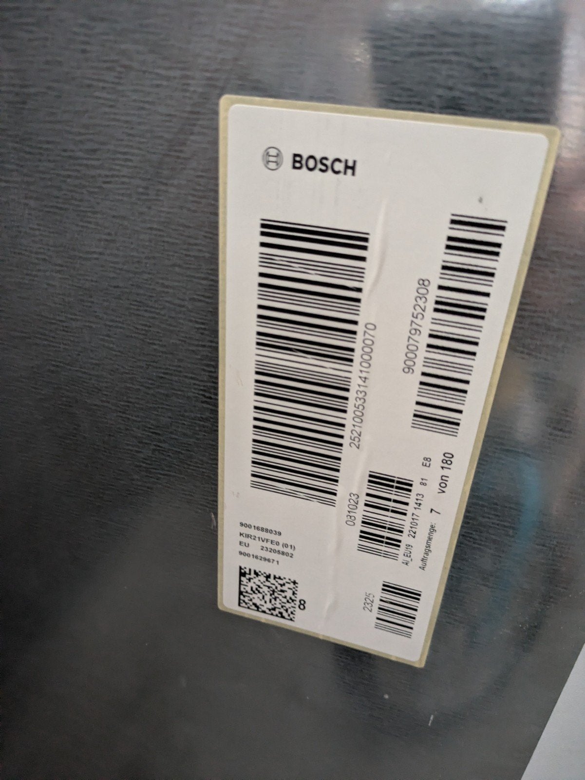 Inbouwkoelkast Bosch KIR21VFE0, Witgoed en Apparatuur, 100 tot 150 liter, 45 tot 60 cm, Ophalen, 85 tot 120 cm