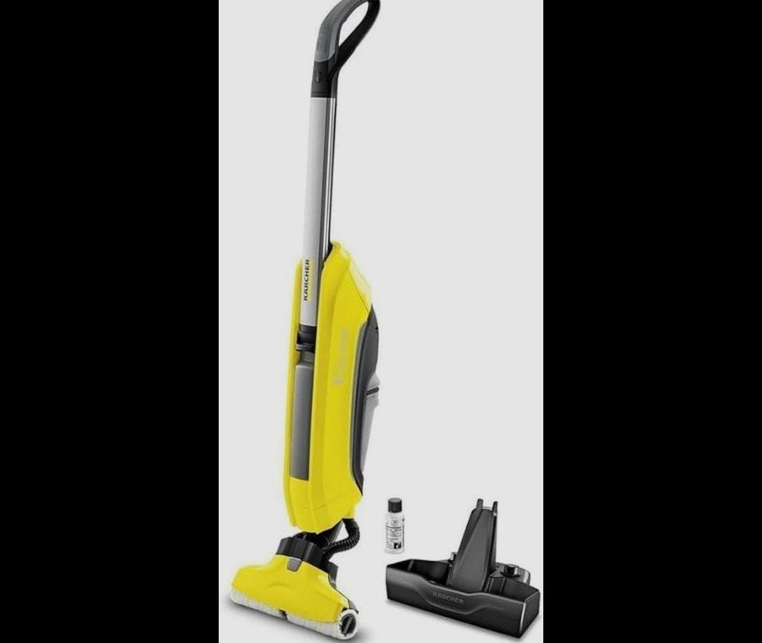 Karcher schrobben en dweilen, Ophalen