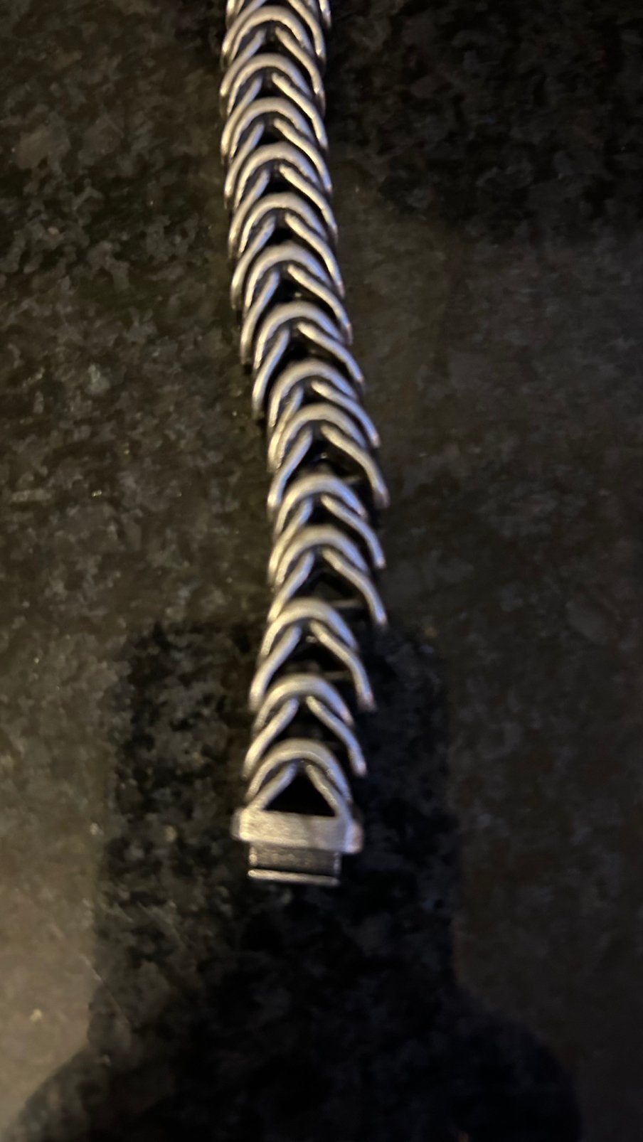 Te koop: exht stalen heren armband IXXI, Ophalen of Verzenden, Zo goed als nieuw, Zilver, Staal