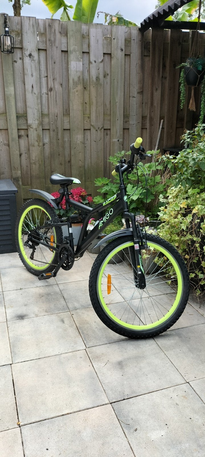 Mountainbike 24 inch - Amigo Racer, Ophalen, Velgrem, Versnellingen, Amigo