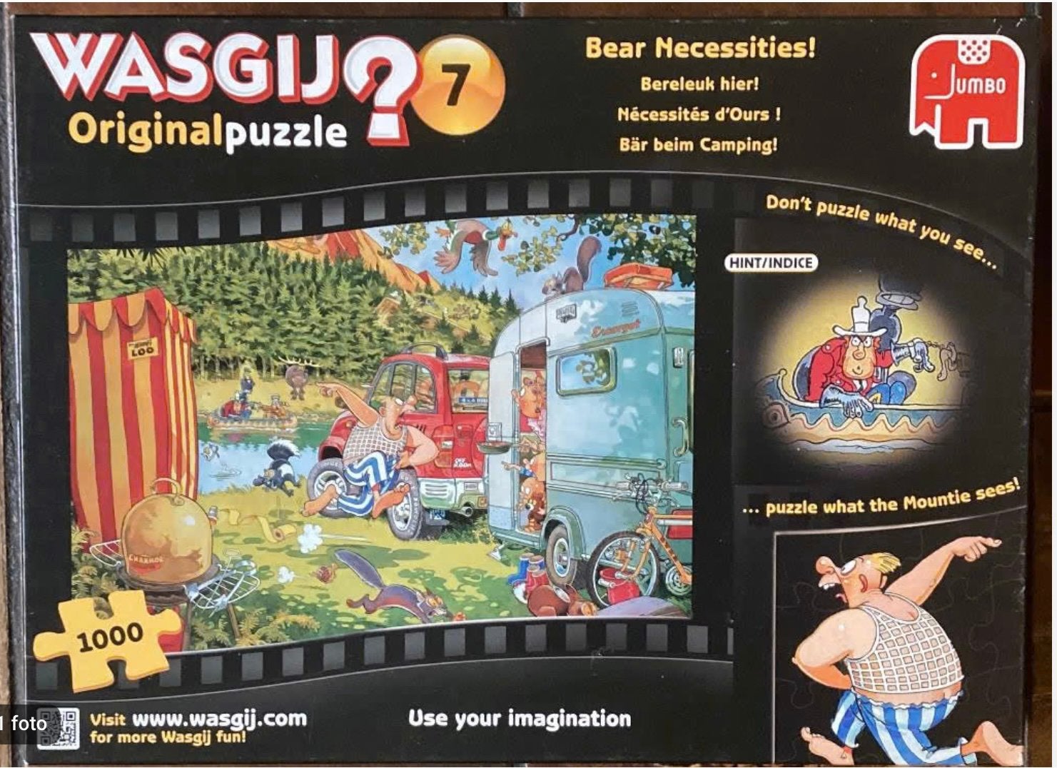 Wasgij? Original 7 Bereleuk hier! 1000 stukjes, Ophalen of Verzenden, 500 t/m 1500 stukjes, Zo goed als nieuw