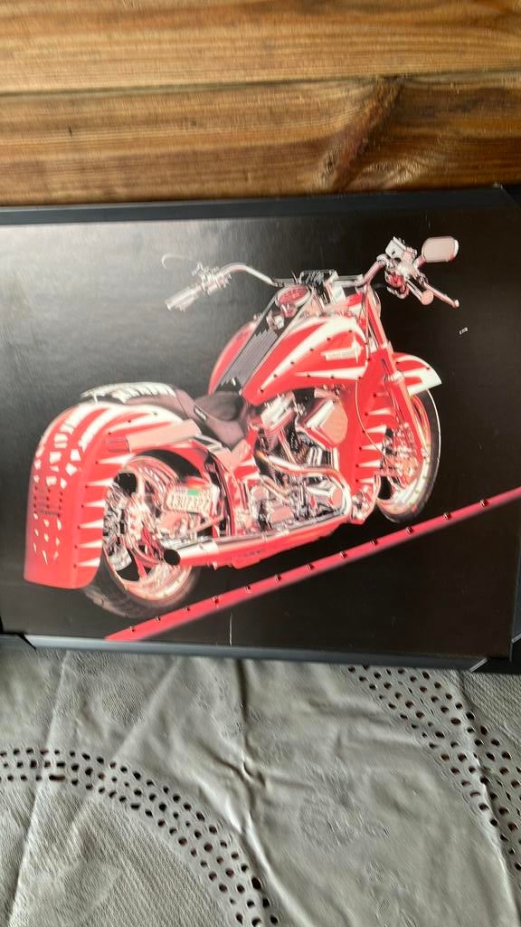 Harley  Davidson schilderij, Ophalen