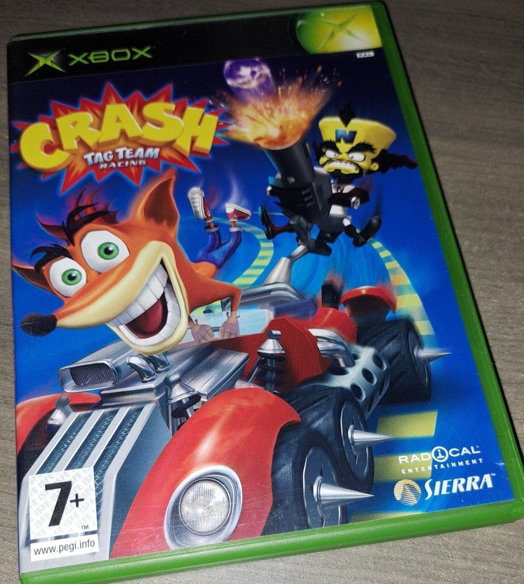 Crash bandicoot tag team racing xbox z.g.a.n., Racen en Vliegen, Ophalen of Verzenden, Zo goed als nieuw, 3 spelers of meer
