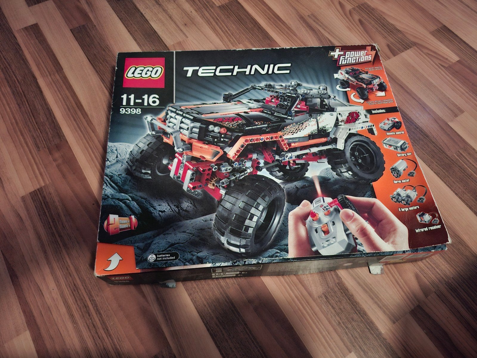 Lego Technic 9398 4x4 Crawler met afstandsbediening, Ophalen, Compleet, Gebruikt, Lego