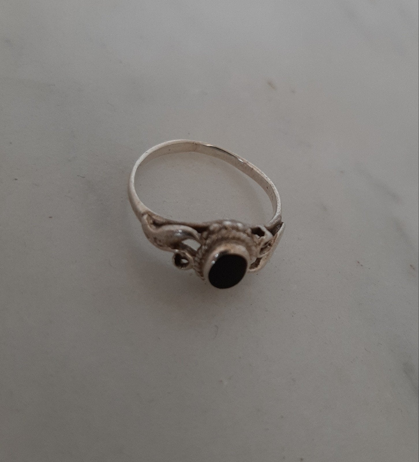 Bodemvondst zilveren ring, Ophalen of Verzenden, Zo goed als nieuw, Dame, Zilver