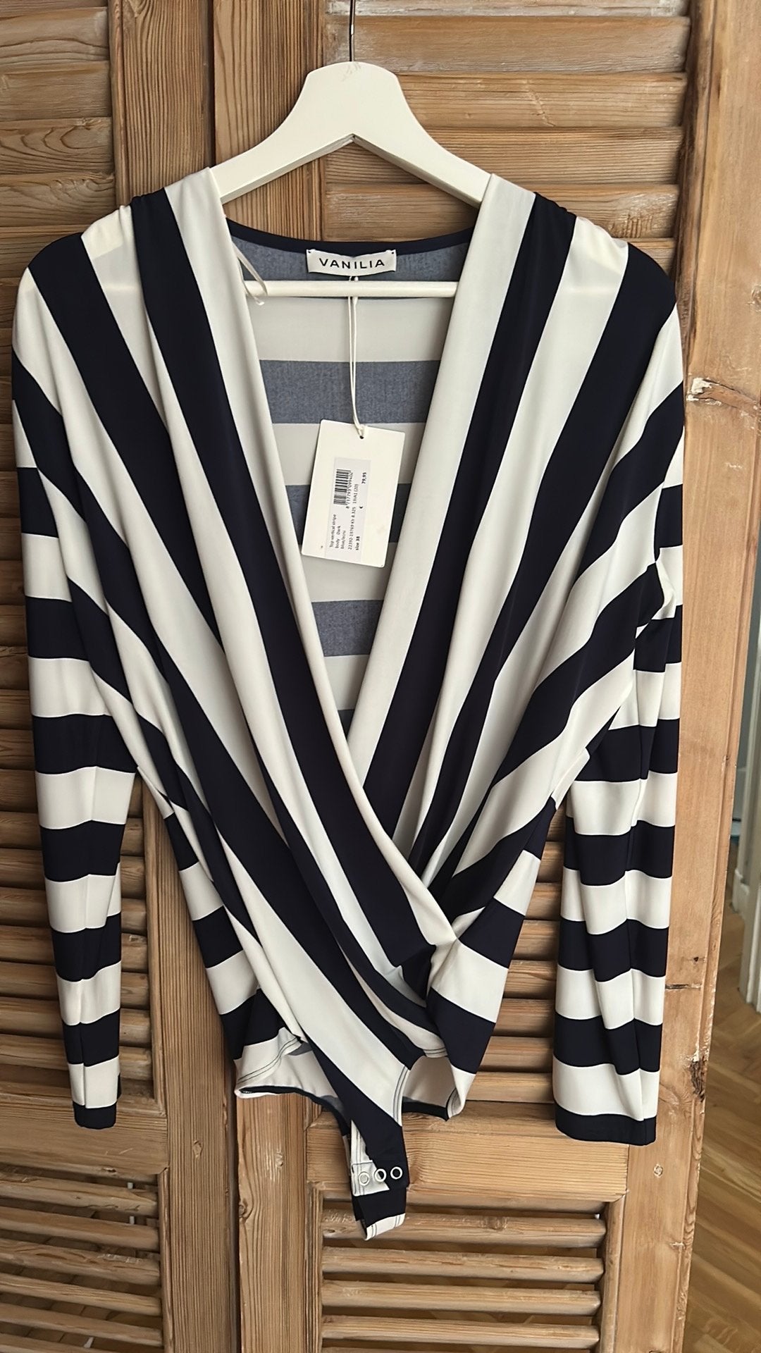 Vanilia body blauw wit nieuw, Maat 38/40 (M), Blauw, Nieuw, Ophalen of Verzenden