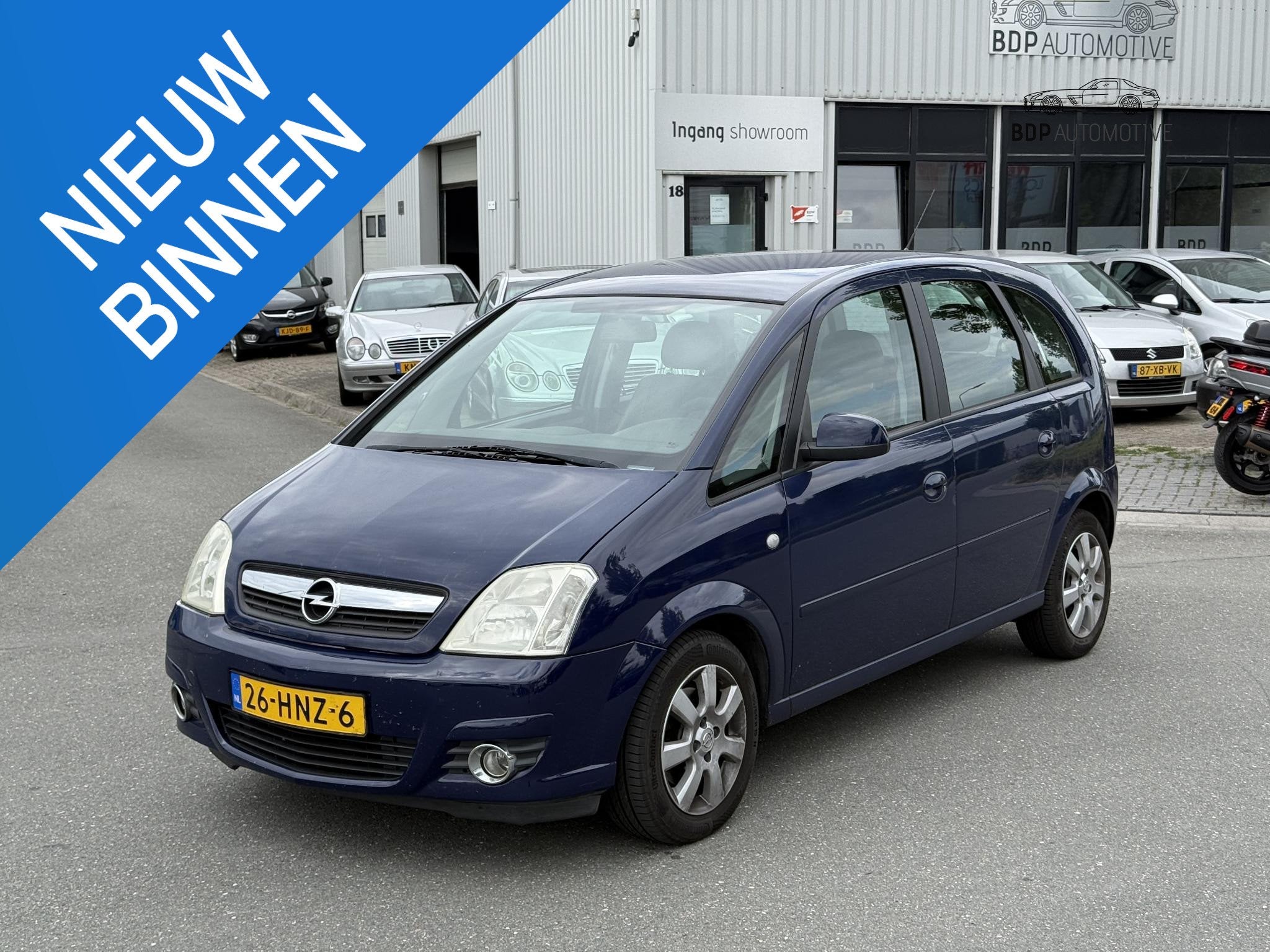 Opel Meriva 1.6-16V Cosmo Lees advertentie! | Automaat, Auto's, 15 km/l, Gebruikt, 4 cilinders, Blauw