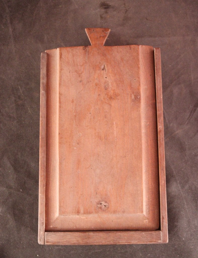 Antieke houten schooltas, Antiek en Kunst, Ophalen of Verzenden