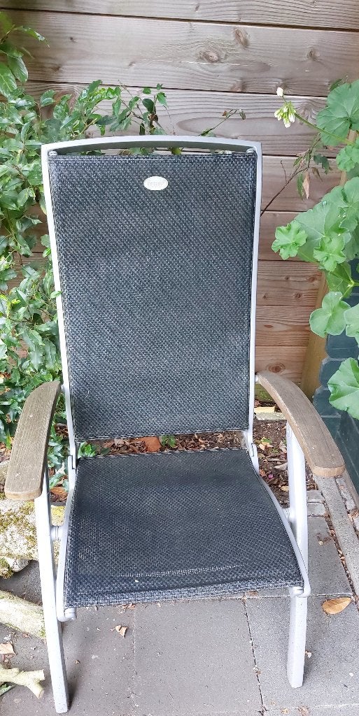 Hartman tuinstoelen, Ophalen, Gebruikt, Metaal, Inklapbaar