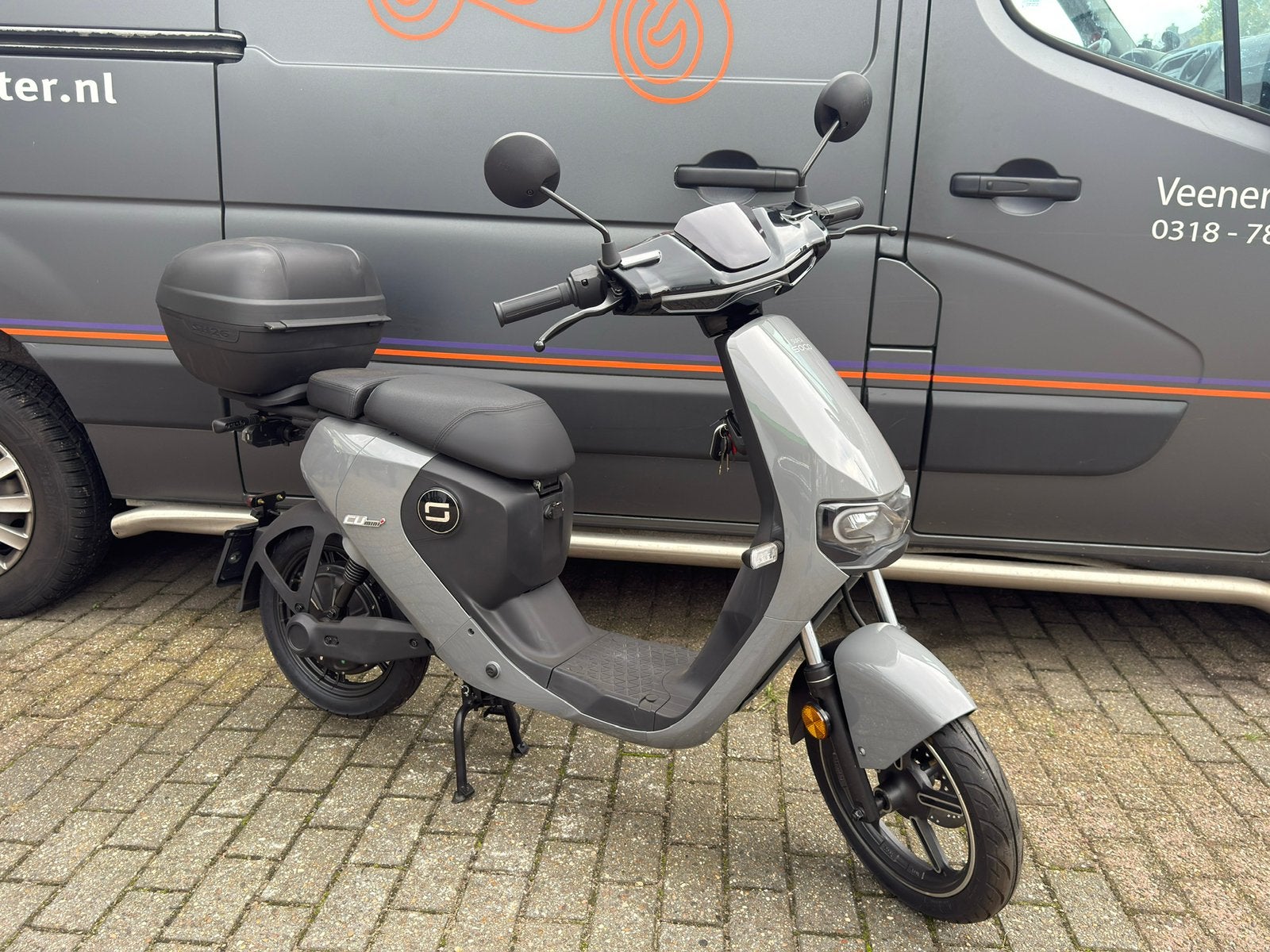 Super Soco Cu Mini+ Grijs-25KM| Eerste eigenaar| Electrisch, Ophalen, Zo goed als nieuw, Overige typen, Overige merken