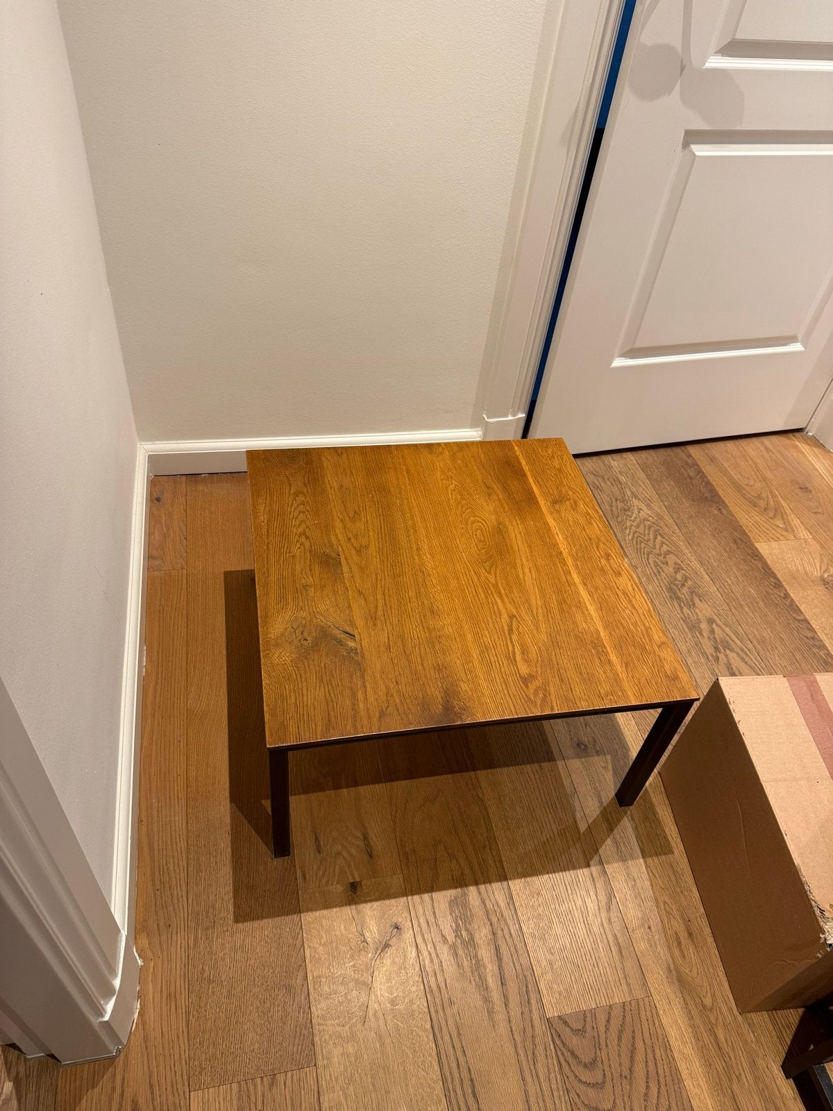 Linteloo Salontafel - Massief Eiken, Ophalen, Gebruikt, 50 tot 100 cm, Eikenhout