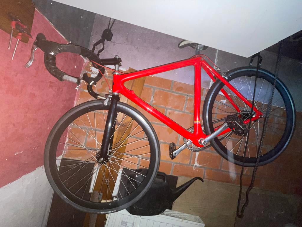 C4 air one italiaans, Fietsen en Brommers, Fietsen | Racefietsen, Ophalen of Verzenden, Zo goed als nieuw, Meer dan 20 versnellingen