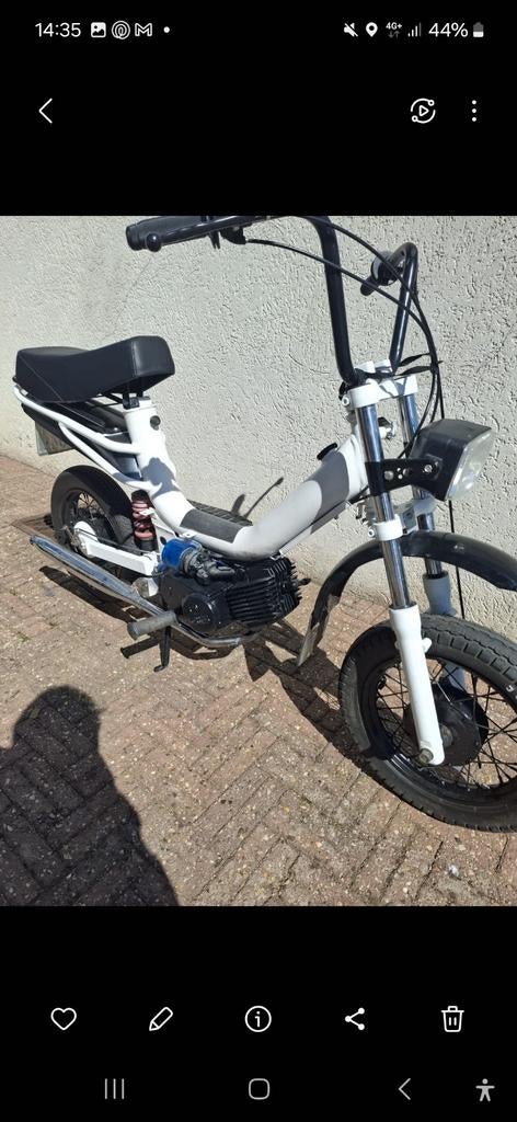 Tomos flexer - Recentelijk gerestaureerd, Fietsen en Brommers, Brommers | Tomos, Ophalen, Zo goed als nieuw, 1 versnellingen, 50 cc