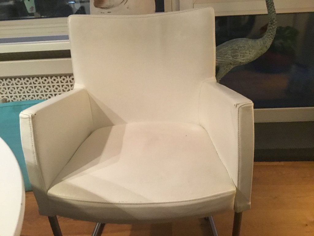Eetkamer stoelen, Huis en Inrichting, Ophalen, Gebruikt, Kunststof, Vier
