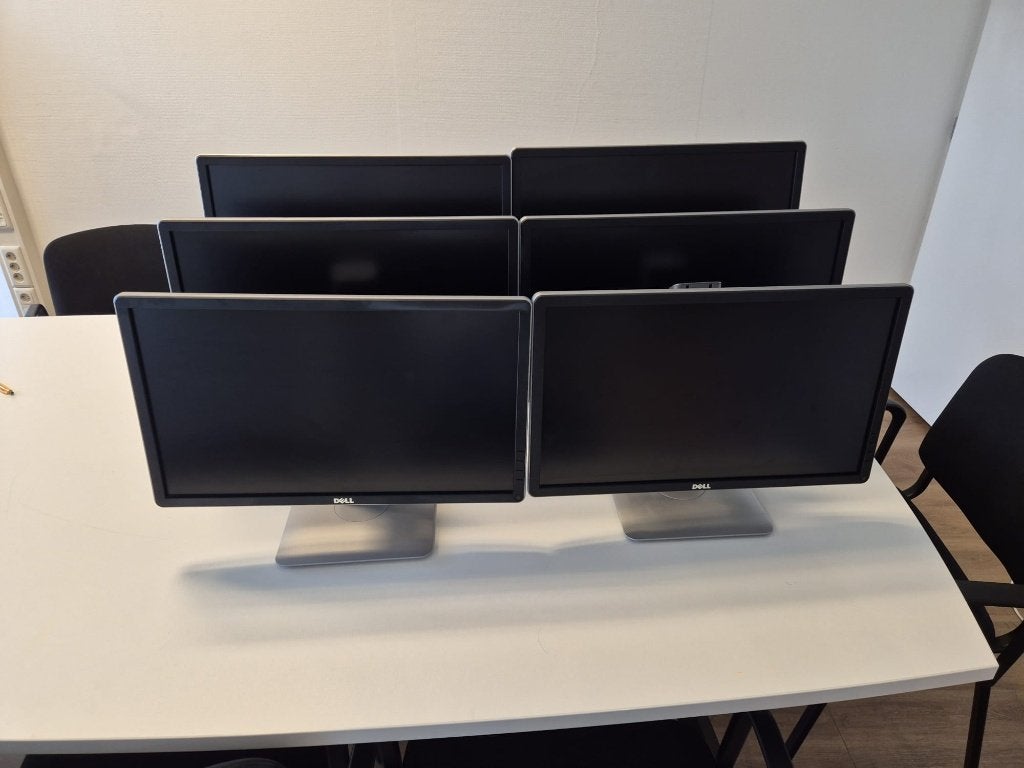 Diverse Dell monitoren, Ophalen, Draaibaar, HD, DisplayPort