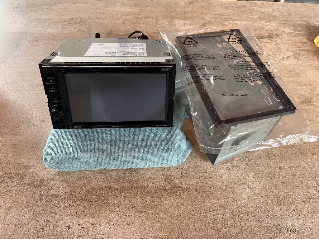 Kenwood DDX4019 DAB voor bv in je camper., Ophalen, Zo goed als nieuw, Radio, Met cd-speler