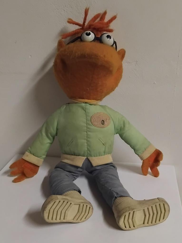 Vintage Muppet Show Scooter knuffel. Fisher Price 1978., Ophalen of Verzenden, Gebruikt, Tv, Actiefiguur of Pop