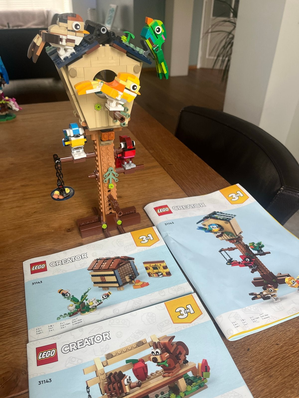 LEGO Creator 3-in-1 Vogelhuisje (31143), Ophalen of Verzenden, Zo goed als nieuw
