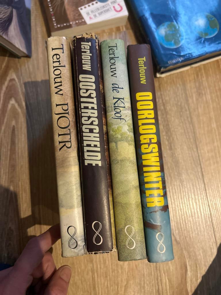 Jan Terlouw boeken: Oorlogswinter, de Kloof, Oosterschelde,, Ophalen, Gelezen, Nederland