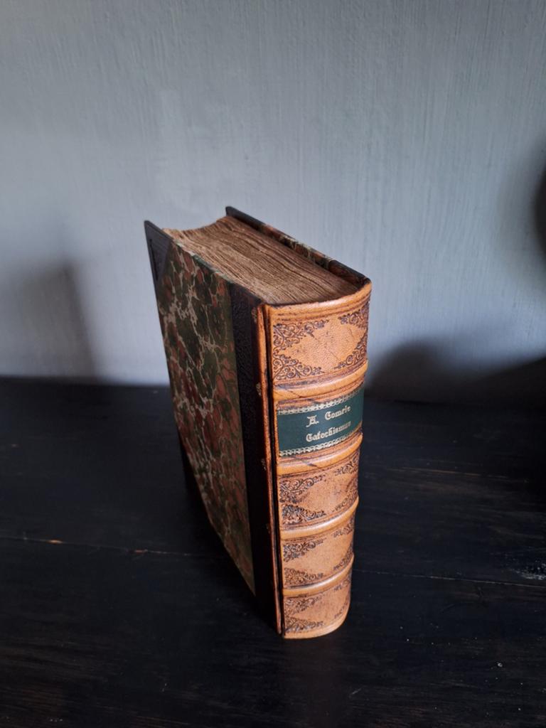 Zeldzaam Antiek Boek: Heidelbergse Catechismus (1753), Antiek en Kunst, Ophalen of Verzenden, Alexander Comrie